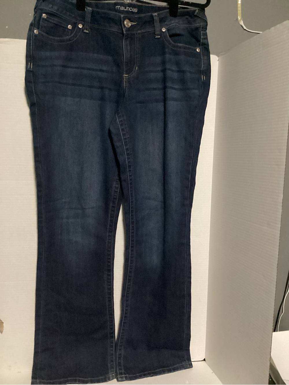 Maurices Dark Blue Boot Cut Jeans 14 Regular